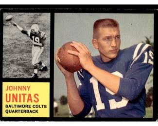 1962 Topps Football Complete 176 Card Set Johnny