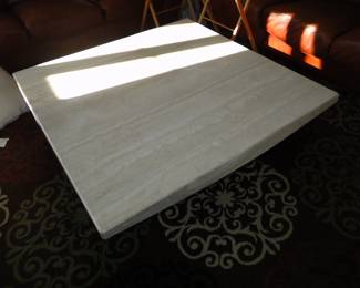 MCM Turkish Marble Coffee Table 43 1/2"