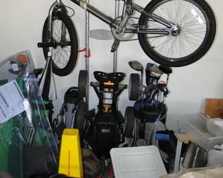 Bicycle, Golf Clubs etc.