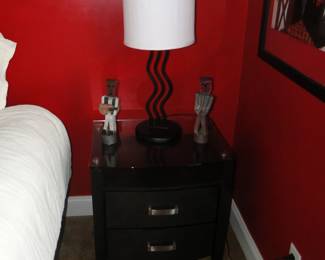End Table and lamp