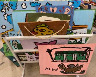 Loads of original works by local outsider, Al Weidenbacher