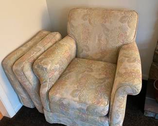 Upholstered occasional chair