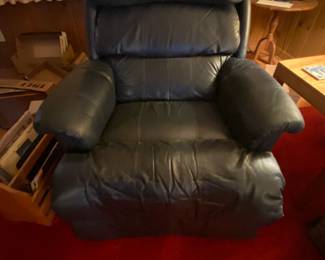 Leather recliner