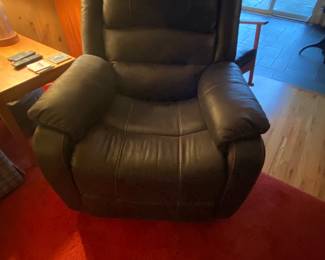 Leather electric booster chair