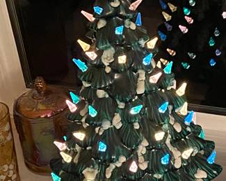 Ceramic tree with odd lights (complete)