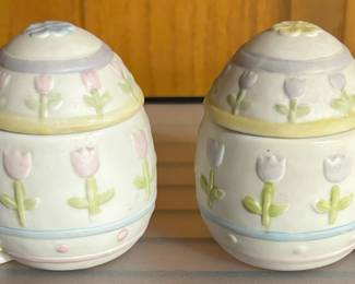 Vintage Easter Egg Trinket Boxes