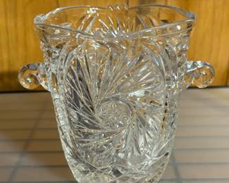 American Cut Crystal Ice Bucket