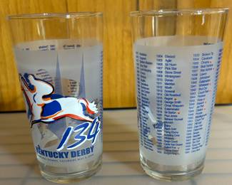 134 Kentucky Derby Glasses
