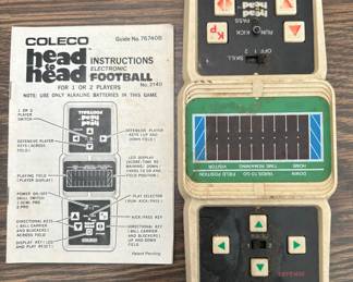 1978 Vintage Coleco Electronic Quarterback Football Game W/ Manual