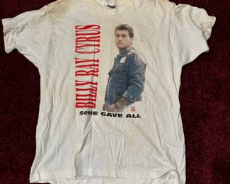 1992 Billy Ray Cyrus Some Gave All Tour Concert T Shirt