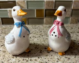 Lefton Duck Salt & Pepper Shakers