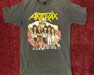 1988 Anthrax State of Euphoria Tour Thrash Metal Concert T Shirt