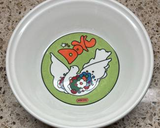 Peter Max Peace Dove Ashtray