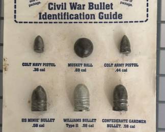 Civil War Bullet Identification Guide