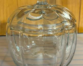 Vintage Libby Pumpkin Candy Jar