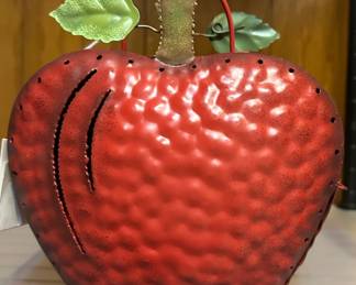 Home Interiors candle holder - Apple