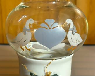 House of LLoyd stencil candle lamp