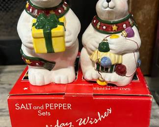 JCPenney polar bear salt & pepper set