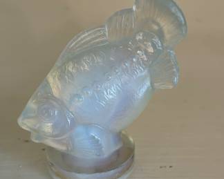Sabino France Opalescent Art Glass Poisson San Piarre Fish Figurine