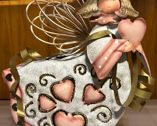 Home Interiors candle holder - Angel