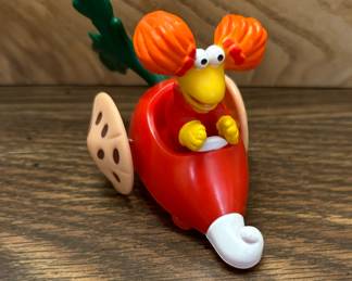 Fraggle Rock Red Raddish 1988 Mc Donalds Toy Car Jim Henson Muppets