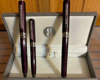 Bill Blass Normandie Roller Ball Pen Set
