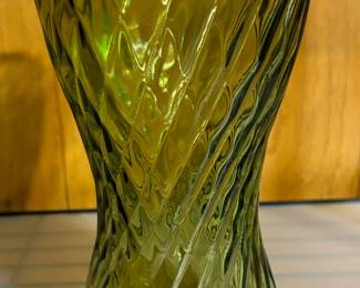 Hooiser Lime Green Vase