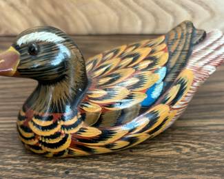Hand Painted Duck