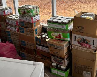 Lots! Of canning jars!