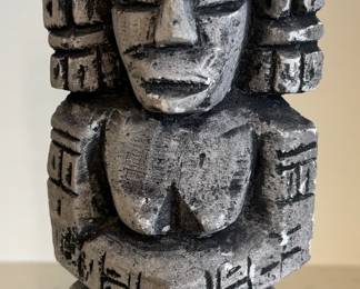 Mayan Style Totem Pole Statue