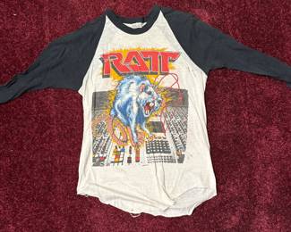 Vintage Ratt Concert T Shirt Ratt N Roll 1984
