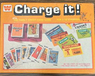 Whitman Charge It! 1976 Credit Card Game