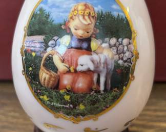 Danbury Mint Hummel Porcelain Egg Figurines