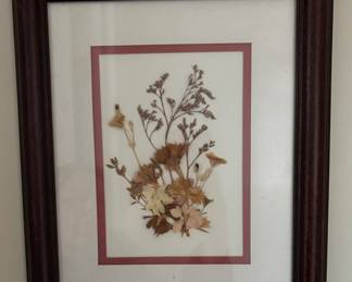Dried flower Framed Picture