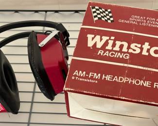 Winston Racing Headphone AM-FM Radio