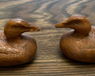 Vintage Red Mill Manufacturing Duck Décor Pair