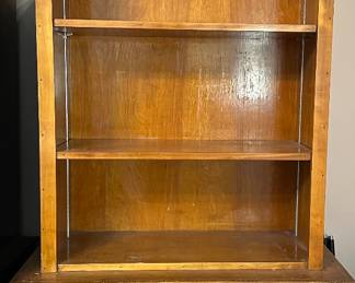 Oak Bookcase with Cabinets