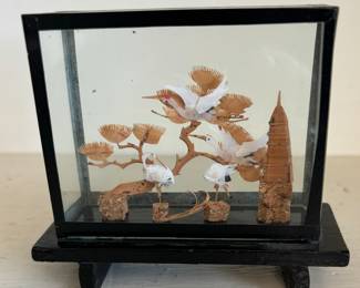 Chinese Cork Diorama 