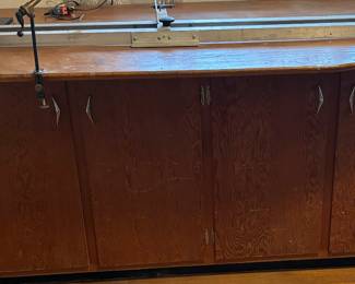 Fly Rod Table with Shelves