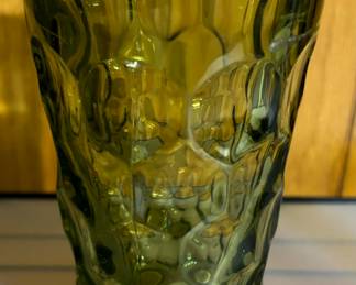 Imperial Glass "Provincial Glasses green