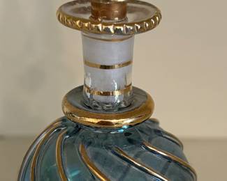 Egyptian hand blown perfume bottle