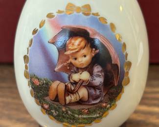 Danbury Mint Hummel Porcelain Egg Figurines