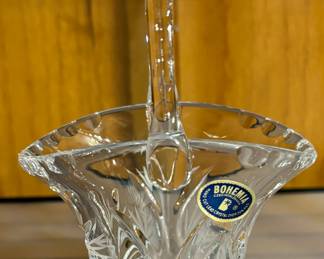 Bohemian Crystal Basket
