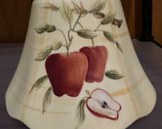 Home Interiors candle shade - Apples