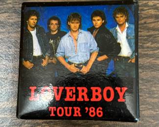 Loverboy Tour 86 Pin