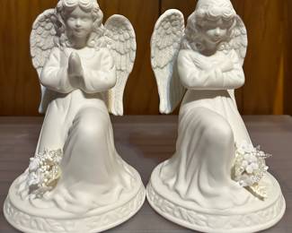Porcelain Lighted Angels