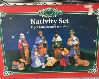 Porcelain Nativity Scene 