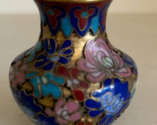 Vintage small cloisonne Vase