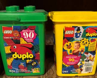 2 containers full of Legos