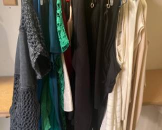 Assorted women's clothing